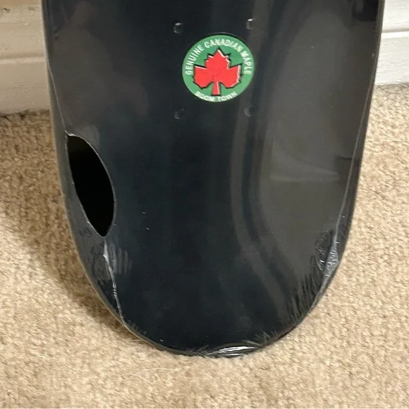 Vintage 2000s Bam Margera Maple Wood Black Heartagram Skateboard Skate Deck 7.5” - Picture 4 of 6